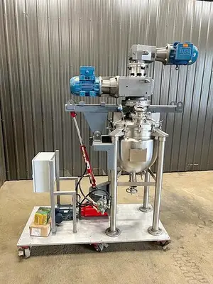 🔴 Heading to Auction May 27 - Used 26 Gallon Tank (Reactor), 316 Stainless Steel, Double Motion Scrape Agitation