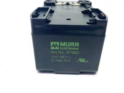 USED MURRELEKTRONIK DUPLEX POWER SOCKET NEMA (GFCI) FOR DIN RAIL
