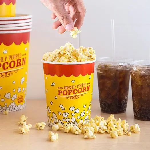 Carnival King 32 oz. Popcorn Cup - 500 / Case