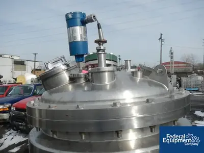 USED Precision 500 Liter Precision Reactor, 316L S/S, 45/100#