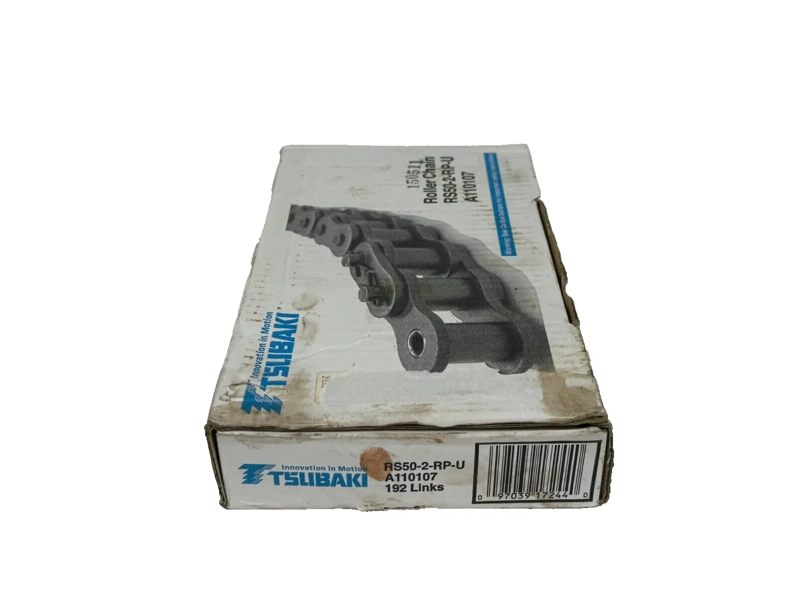 NEW TSUBAKI RS50-2-RP-U ROLLER CHAIN 10FT. 192-LINKS