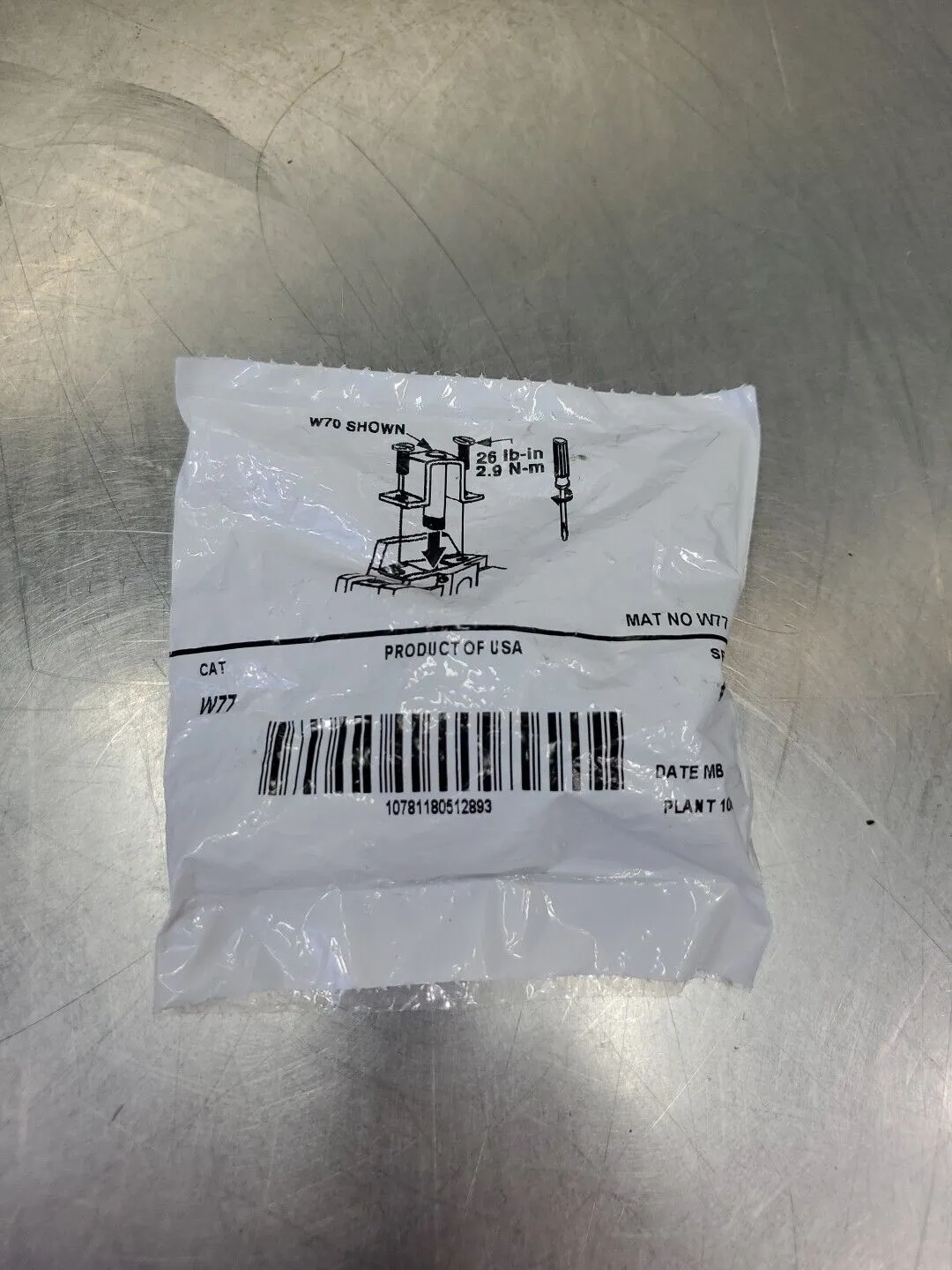 ALLEN-BRADLEY W77 OVERLOAD HEATER ELEMENT. 4D-43