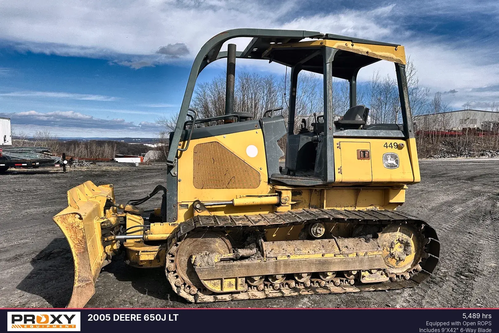 Used 2005 DEERE 650J LT Bulldozers Pennsylvania US | Proxy Equipment #1378098