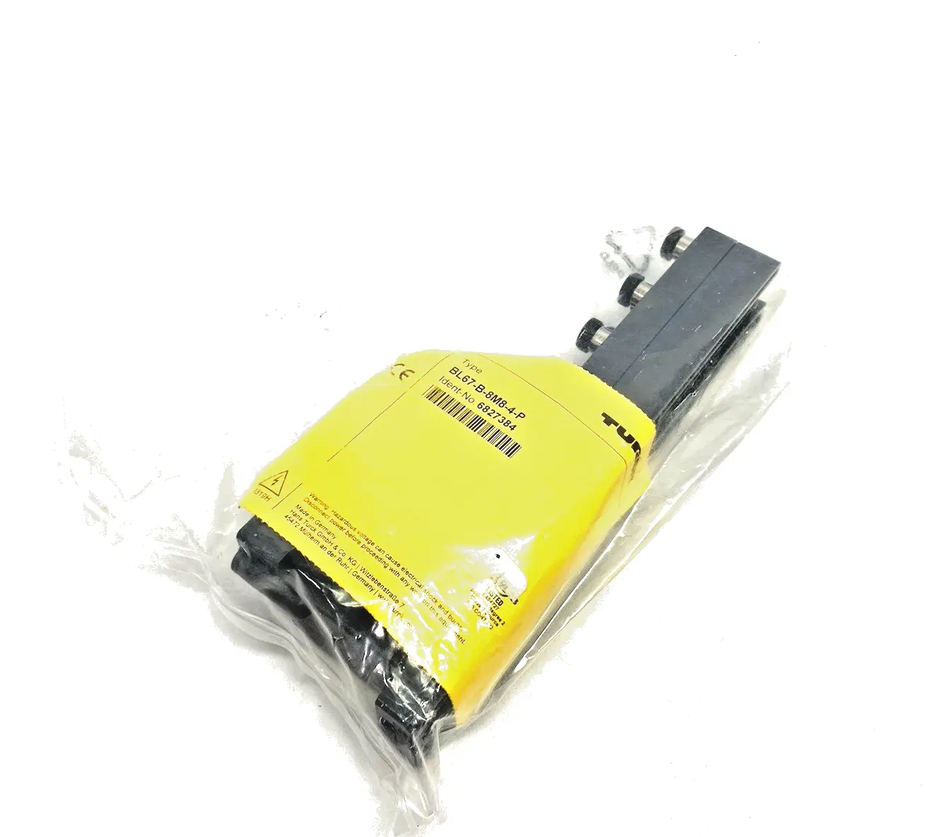 NEW TURCK BASE MODULE 8× M8 4-PIN CONNECTION 6827384