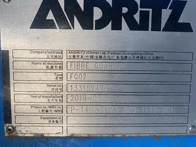 USED 2019 ANDRITZ FGO2