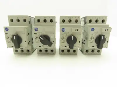 Allen Bradley 140M-C2E-C10 Circuit Breaker Motor Protection 6.3-10A Lot of 4