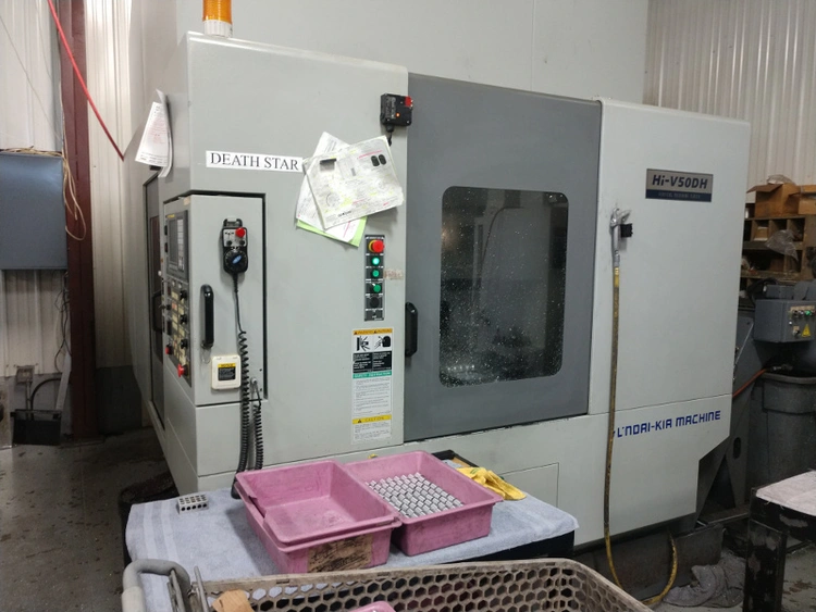Used 2008 HYUNDAI-KIA HI-V50DH Vertical Machining Centers Vermont US | Two Spade Machinery LLC #506909