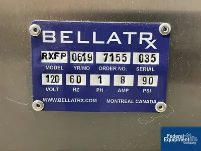 USED Bellat RX BellatRx Rx-Fill PLUS Tablet Counter