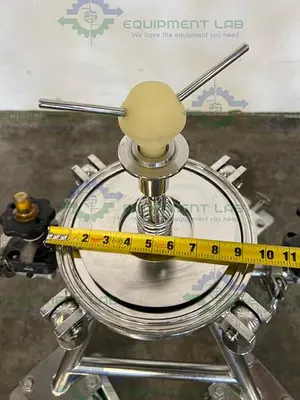 USED CUNO 8ZPB STAINLESS STEEL LENTICULAR FILTER HOUSING 150 PSI @ 300 °F