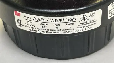 New | in-Stock FEDERAL SIGNAL AV1 Misc Electrical & Power Parts Ohio US | Surplus Asset Holdings #1237173
