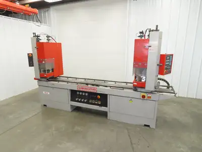 Wegoma SL2 Dual Head Plastic Welding Machine Sash Window Welder 90° 480V 3Ph