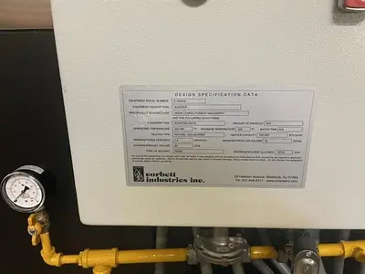 Bauer 322 1000 lb/hr Batch Dry Nut Roaster
