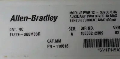 Allen Bradley 1732E-OB8M8SR/A Field Output Block 8 Sourcing Outputs Loc4C16