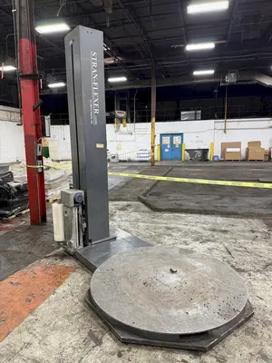 4,000 LBS X 50" X 50" X 98" H STRAN-FLEXER SCALE PACKAGE PALLET SHRINK WRAPPER: YOBRO #24286