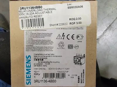 NEW SIEMENS 3RU1136-4BB0