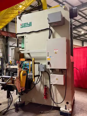 Pre-owned SEYI SINGLE POINT, GAP FRAME PRESS 176 Ton capacity