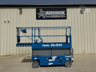 New | in-Stock 2026 GENIE GS2632 Scissor Lifters Texas US | Adcock Equipment USA #1519447