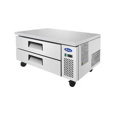 New | in-Stock Atosa New Atosa MGF8450GR 48" Refrigerated (2) Drawer Chef Base Chef Bases Illinois US | Falcon Restaurant Supply #1375370
