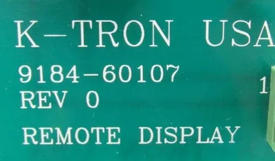 USED K-TRON 9184-60107 REMOTE DISPLAY 918460107
