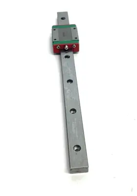 Used HIWIN LINEAR GUIDEWAY BLOCK AND RAIL, 1-BLOCK, 235MM RAIL Misc Industrial Equipment | Maverick Industrial Sales #1098774