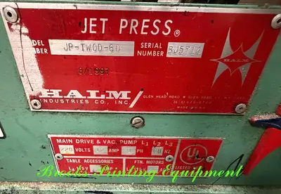USED 1997 HALM INDUSTRIES JP-TWOD-6D