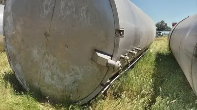 Tank, 8,600 Gallon, S/st, Storage Tank, 94" x 24' high #S744776