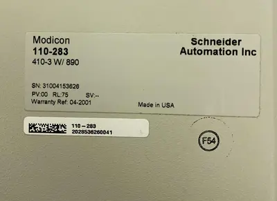 Used MODICON 110-283 Industrial Controls | Surplus Asset Holdings #1220717