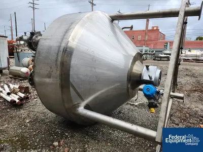 USED Stainless Fabrication 700 Gal SFI Mix Kettle, 316 S/S, 15/150#