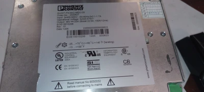Used Phoenix Contact PS/3AC/48DC/20 Power Supplies Arizona US | ASSET CONVERSION SPECIALISTS, INC. #1421839