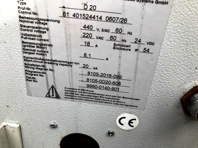 Westfalia BilgeMaster-D 1500 fuel oil purifier system.