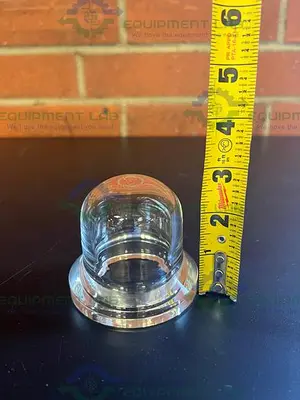 USED BUCHI AG BOROSILICATGLAS 3.3 KATALOG 8801 GLASS SPHERICAL CAP STYLE STOPPER 3"