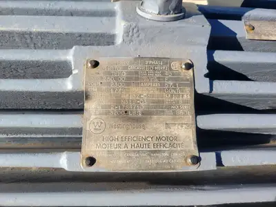 250 hp, 2300 volts, 1779 rpm, 449TD Electric Motor