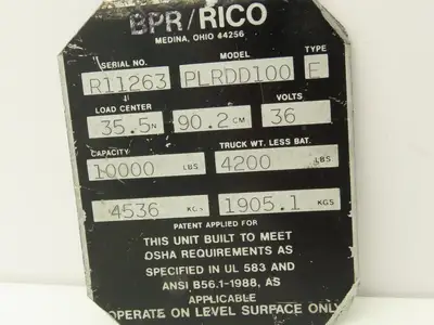 Sevcon 632T46226 Forklift DC Motor Speed Controller 48V Off Rico PLRDD100