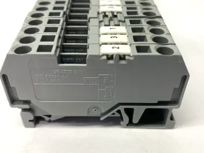 USED WAGO TERMINAL BLOCK 2-CONDUCTOR LOT OF 35