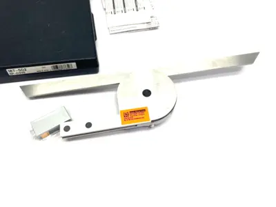 USED MITUTOYO DIGIMATIC DIGITAL UNIVERSAL BEVEL PROTRACTOR 300MM BLADE