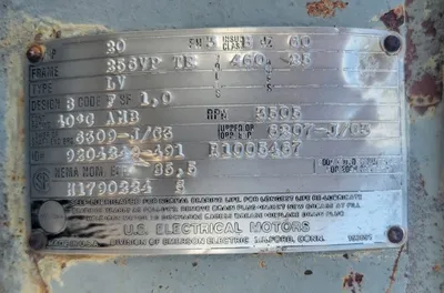 USED US ELECTRICAL MOTORS 20 HP