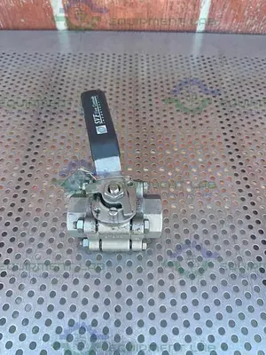 USED SVF -F. C. I. R86666ATSE BALL VALVE 1500 PSI W/ 1" THREADED FITTING