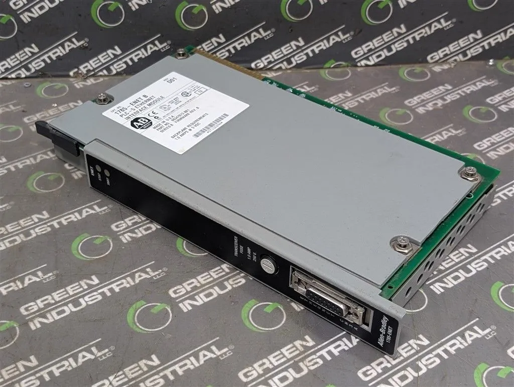 Allen Bradley 1785-ENET/B PLC-5 Ethernet Interface Module Rev. D01 F/W B Used