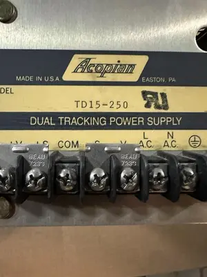 Used ACOPIAN TD15-250 Power Supplies Ohio US | Surplus Asset Holdings #1207217