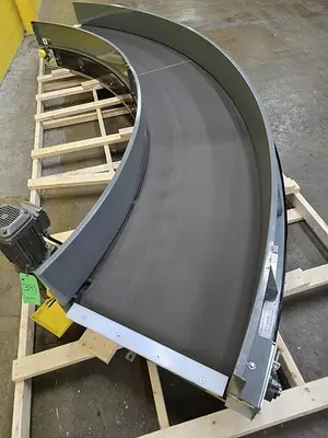 Used 2019 TRANSNORM BELTED CURVE CONVEYOR Belt Conveyors Wisconsin US | Packer City Sales #1297936