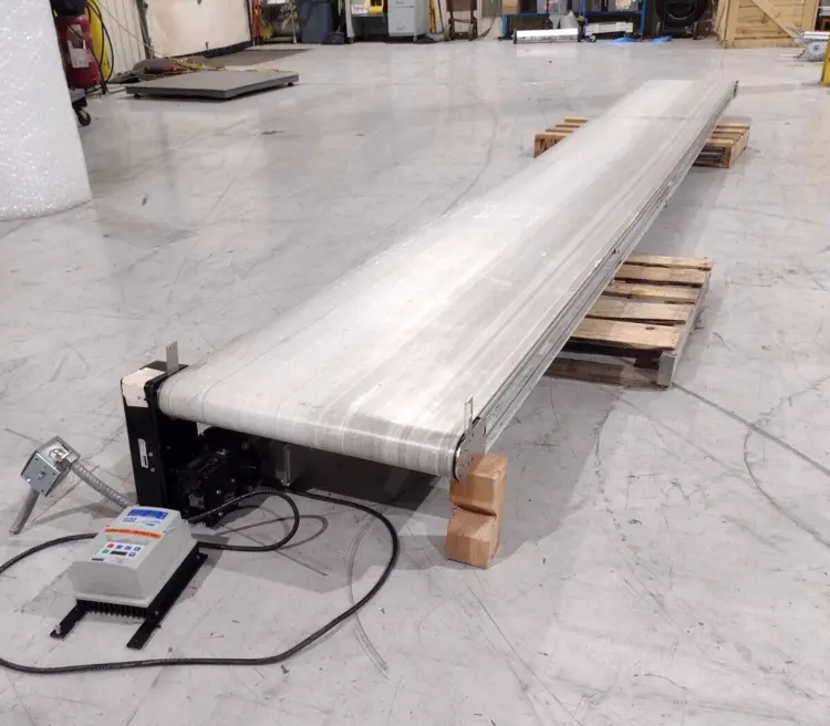 Used DORNER 3200 SERIES FLAT BELT CONVEYOR END DRIVE Belts | Maverick Industrial Sales #1107554