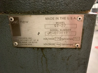 2012 CNC NEW, INC. GT-27 Second Operation including Speed Lathes | PM Machines (6)