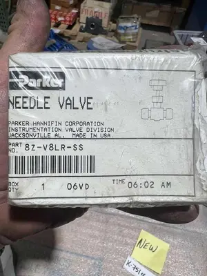 NEW Parker 8Z-V8LR-SS 1/2” Needle Valve 1/2” STK K751CC