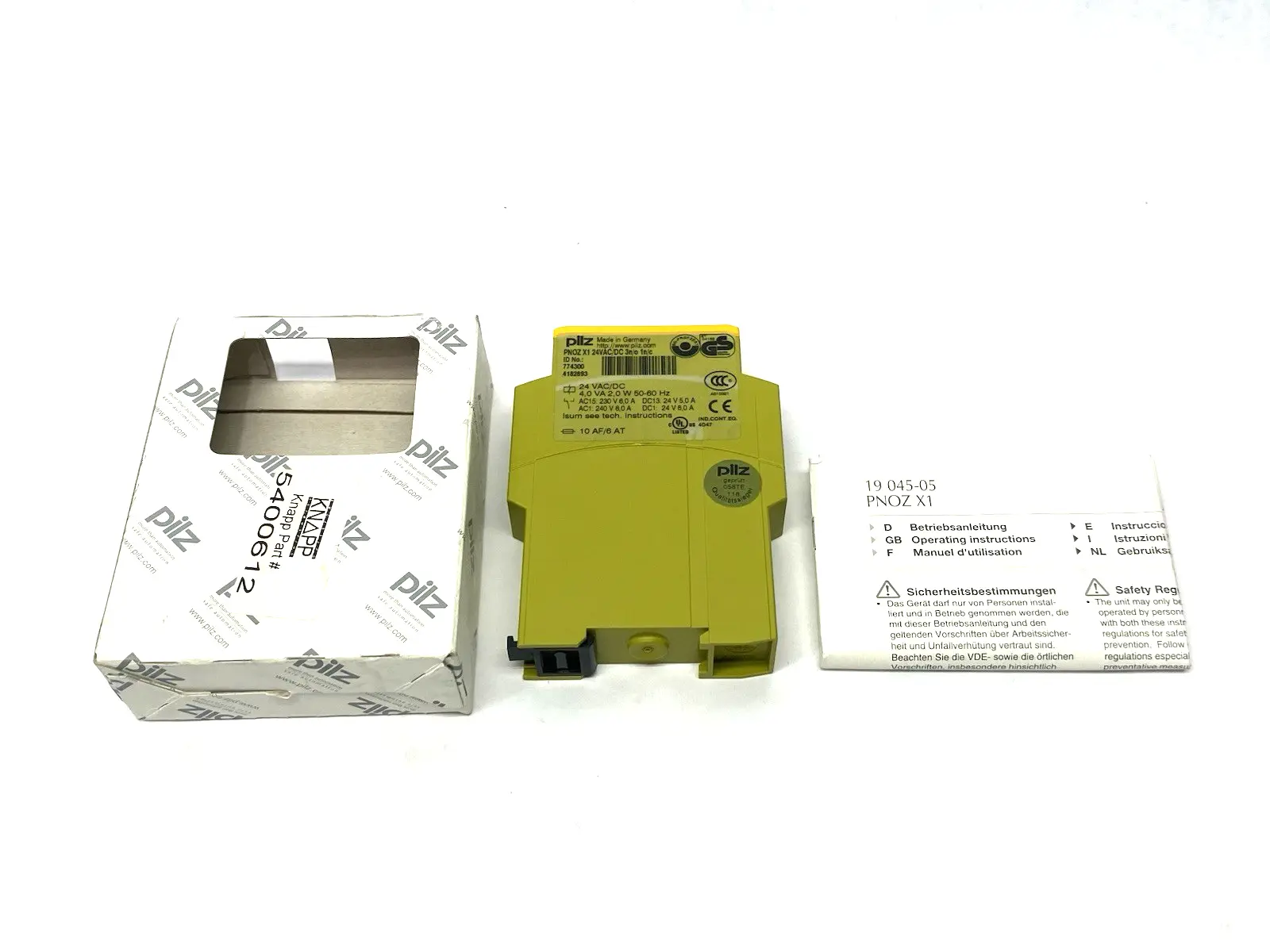 New | in-Stock Pilz Safety Relay Standalone 1-Channel Input Relays & Switches Michigan US | Maverick Industrial Sales #1401809