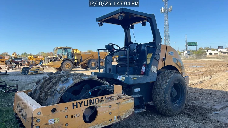 Used 2022 HYUNDAI HR70C Single Drum Rollers Texas US | National Equipment Dealers #1422850
