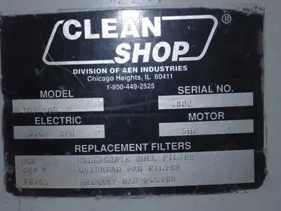 USED CLEAN SHOP IG3 IOR