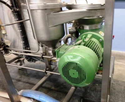 Westfalia CSC 6-06-076 hydro-hermetic clarifier skid, 316L SS.