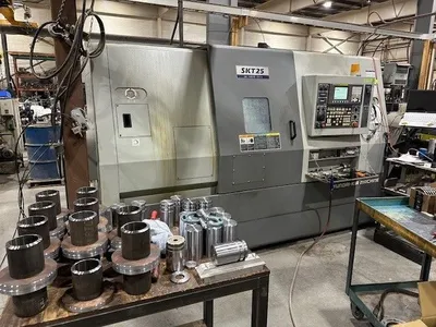 Used 2008 HYUNDAI KIA SKT 25 CNC Lathes Alberta CA | Merchant Machine Tools Inc #1323522