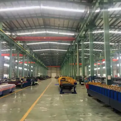 Trapezoidal Sheet Metal Roof Bending Tile Roll Forming Machine in China