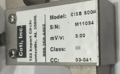 NEW COTI INC. CISB LOAD CELL 500LB
